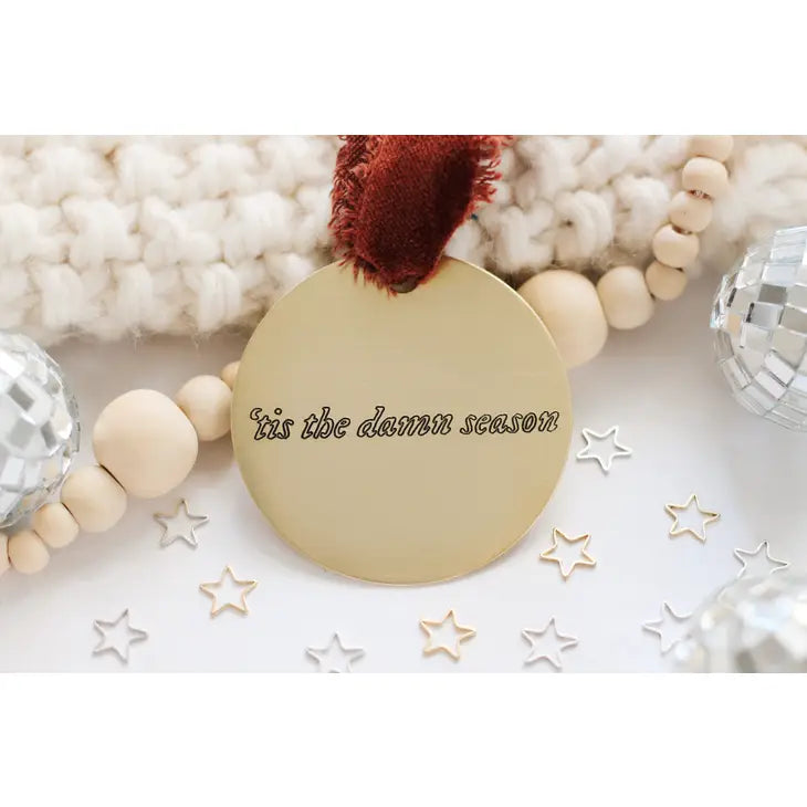 Taylor Swift - Tis the Season Brass Ornament