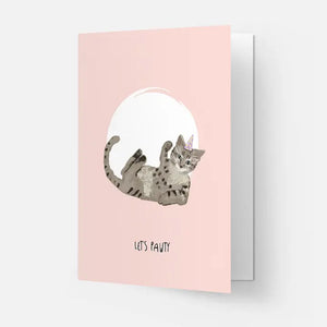 Let's Pawty Card