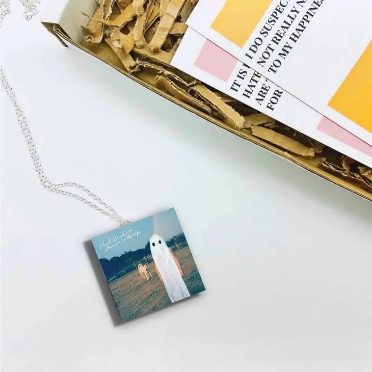 Phoebe Bridgers Stranger In The Alps Miniature Vinyl Necklace