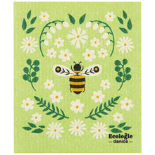 Load image into Gallery viewer, Bee Garden Swedish Dishcloth
