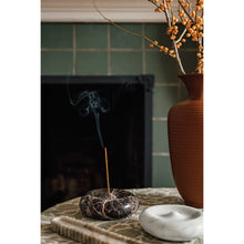 Load image into Gallery viewer, Onyx Marble Round Incense Holder
