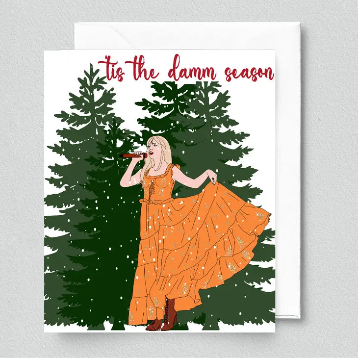 Taylor Swift - Evermore 'Tis The Damn Season Card