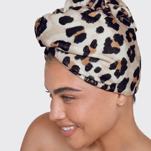 Kitsch - Microfiber Hair Towel - Leopard