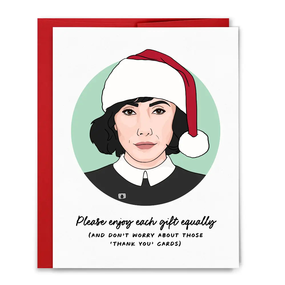 Severance - Enjoy Each Gift Equally Christmas Card