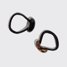 Load image into Gallery viewer, Kitsch - Black &amp; Tort Cloud Cuffs - Small
