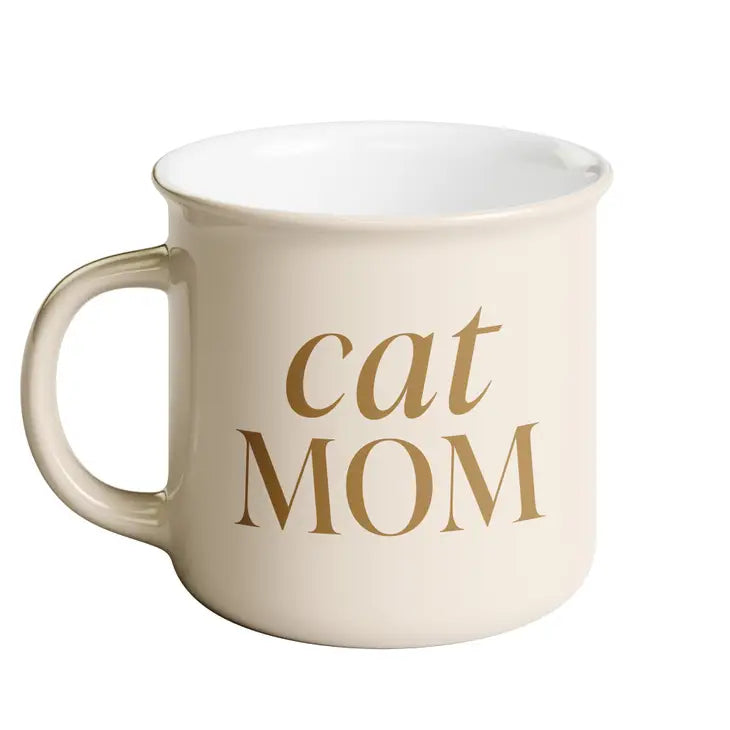 Cat Mom 11 oz Campfire Coffee Mug