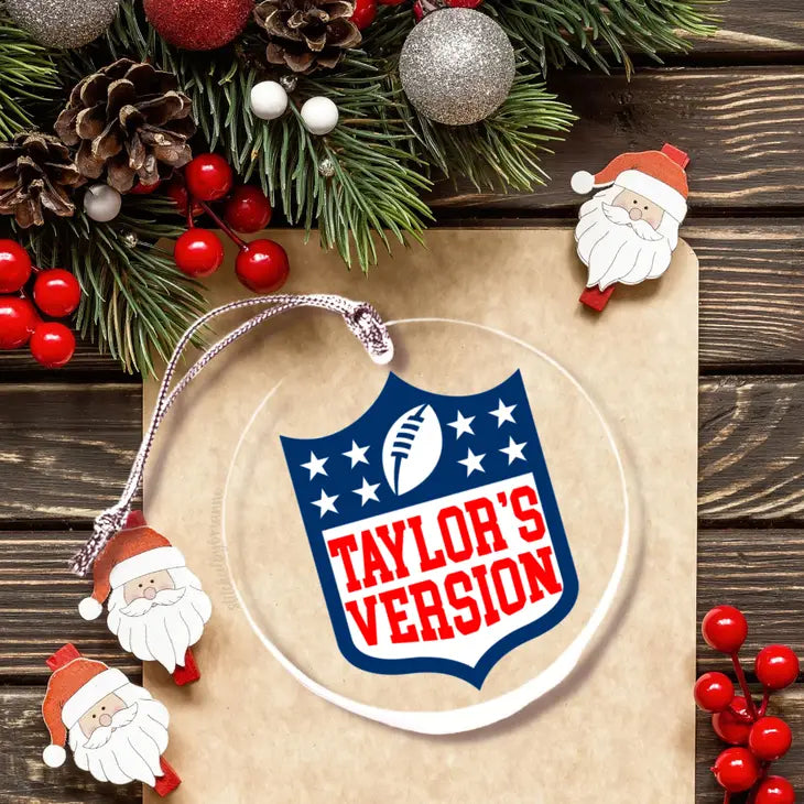 Taylor Swift Taylor's Version NFL Acrylic Ornament