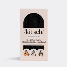 Load image into Gallery viewer, Kitsch - Set &amp; Flow Heatless Curling Headband - Black

