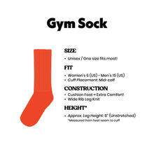 Load image into Gallery viewer, Gumball Poodle - Badass Grandpa Gym Crew Socks
