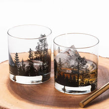 Load image into Gallery viewer, Forest Landscape Whiskey Glass
