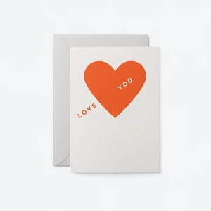 Love You Heart Card