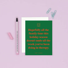 Load image into Gallery viewer, Family Holiday Therapy Card
