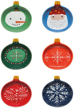 Load image into Gallery viewer, Christmas Charms Shaped Pinch Bowls Set of 6

