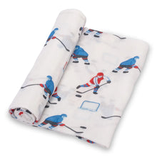 Load image into Gallery viewer, LollyBanks - Pass, Shoot, Score Baby Muslin Swaddle Blanket
