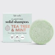 Load image into Gallery viewer, Kitsch - Tea Tree + Mint Clarifying Shampoo Bar
