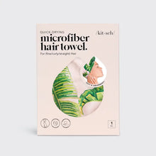 Load image into Gallery viewer, Kitsch - Microfiber Hair Towel - Palm Print
