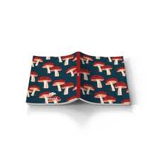 Load image into Gallery viewer, Denik - Navy Mushrooms Classic Layflat Notebook
