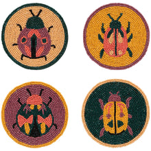 Load image into Gallery viewer, Amulet Beaded Coasters Set of 4
