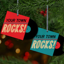 Load image into Gallery viewer, Marda Loop Rocks Vinyl Record Wood Ornament
