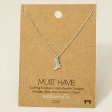 Load image into Gallery viewer, Cowboy Boots Pendant Necklace
