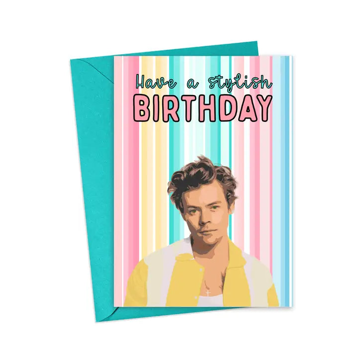 Harry Styles - Have A Stylish Birthday Card