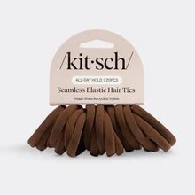 Load image into Gallery viewer, Kitsch - Eco-Friendly Nylon Elastics 20pc Set Chocolate
