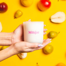 Load image into Gallery viewer, Milkjar - Sunnyside - Pear &amp; Nectarine Coconut Soy 8oz Candle
