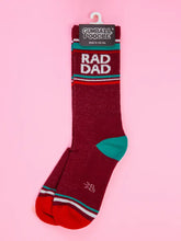 Load image into Gallery viewer, Gumball Poodle - Rad Dad Gym Crew Socks
