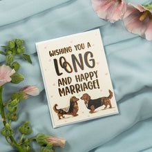 Load image into Gallery viewer, Wishing You A Long and Happy Marriage! Card
