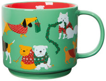 Load image into Gallery viewer, Holiday Hounds Christmas Mug and Socks Set
