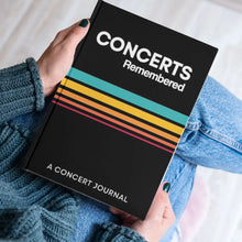 Load image into Gallery viewer, Concerts Remembered: Concert Journal
