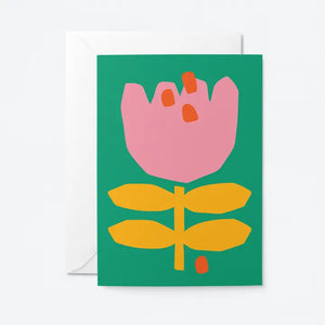 Funflowers Blank Card