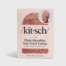 Load image into Gallery viewer, Kitsch - Terracotta Plush Microfiber Hair Towel Turban
