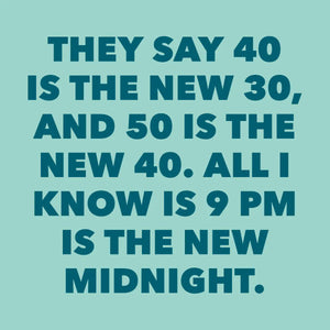 9 Pm Is New Midnight Cocktail Napkins - 20ct