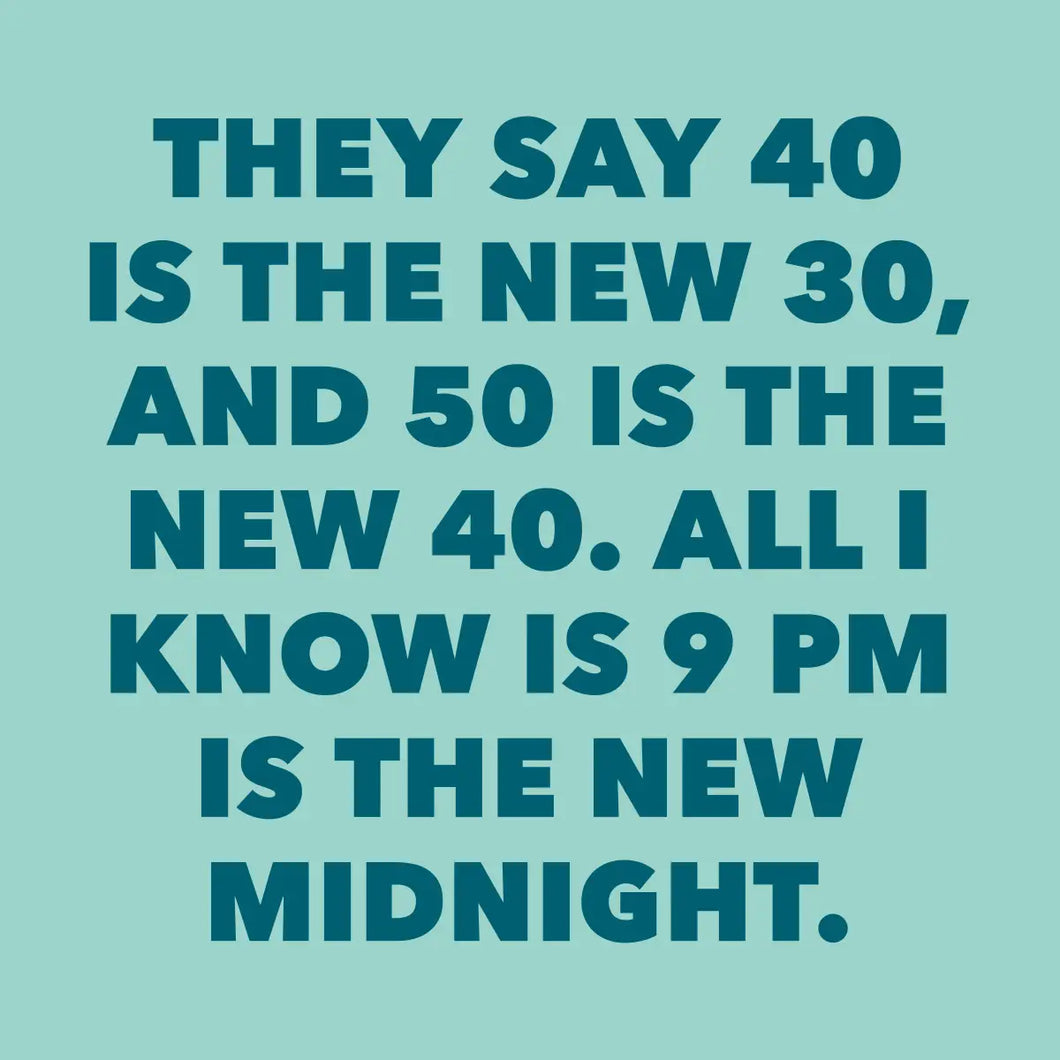 9 Pm Is New Midnight Cocktail Napkins - 20ct