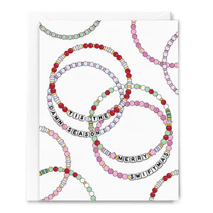 Taylor Swift Merry Swiftmas Friendship Bracelets Card