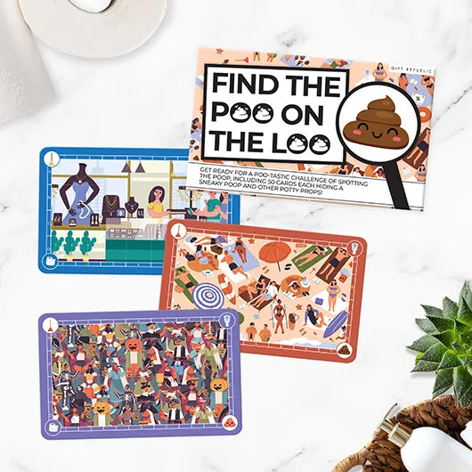 Find the Poo on the Loo Cards