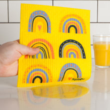 Load image into Gallery viewer, Rainbows Swedish Sponge Cloth

