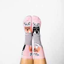 Load image into Gallery viewer, Future is Feline Crew Socks - Small
