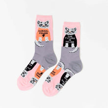 Load image into Gallery viewer, Future is Feline Crew Socks - Small
