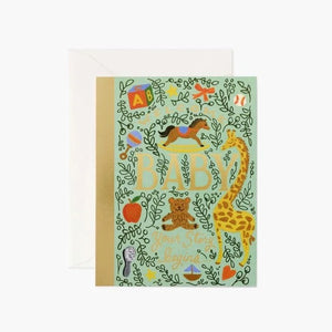 Rifle Paper Co - Storybook Baby Card