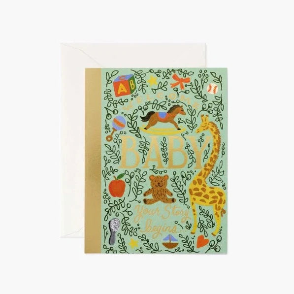 Rifle Paper Co - Storybook Baby Card