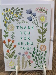 Thank You For Being You Card