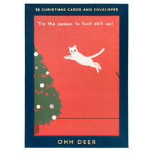Load image into Gallery viewer, Ken The Cat Christmas Cards Box of 12
