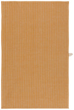 Load image into Gallery viewer, Ochre Stripe Linen and Cotton Dishtowel Set of 2
