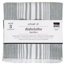 Load image into Gallery viewer, Scrub-It London Gray Dishcloths Set of 3

