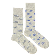 Load image into Gallery viewer, Friday Sock Co. - Men&#39;s Mountain &amp; Wave Socks
