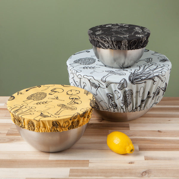 Fungi Mushroom Bowl Covers Set of 3