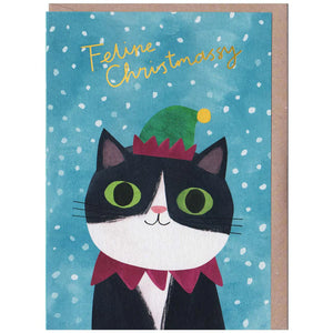 Feline Christmassy Card