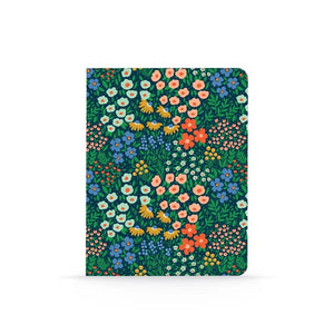 Denik - Navy Garden Medium Layflat Notebook